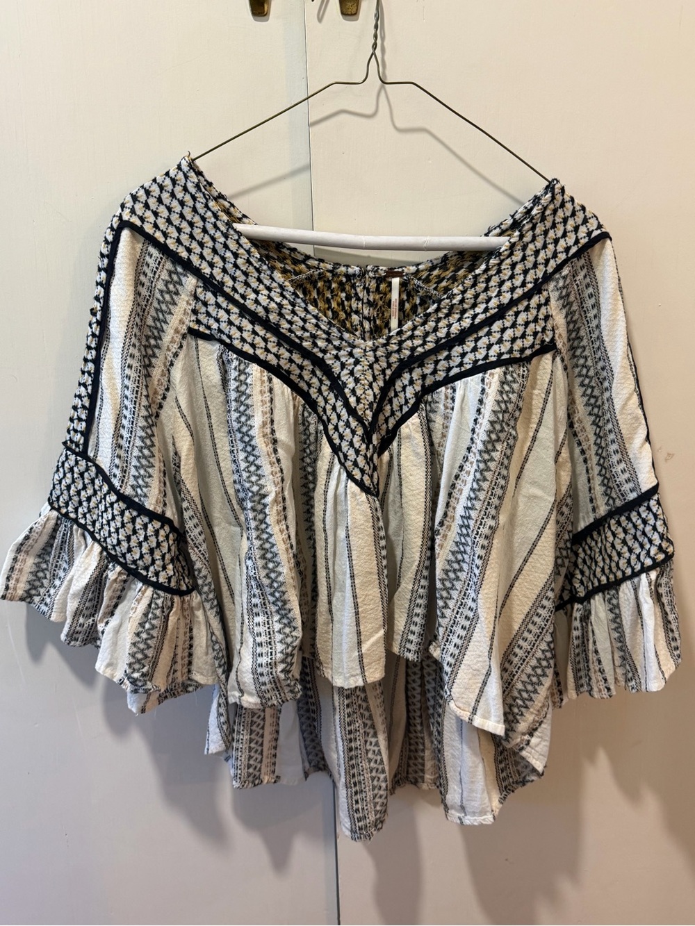 Free People Embroidered Top